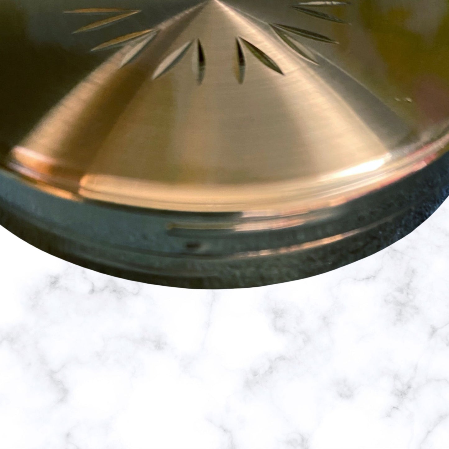 Vintage 60s Gold Tone Convertible Powder Compact with Original Sifter and Pouch