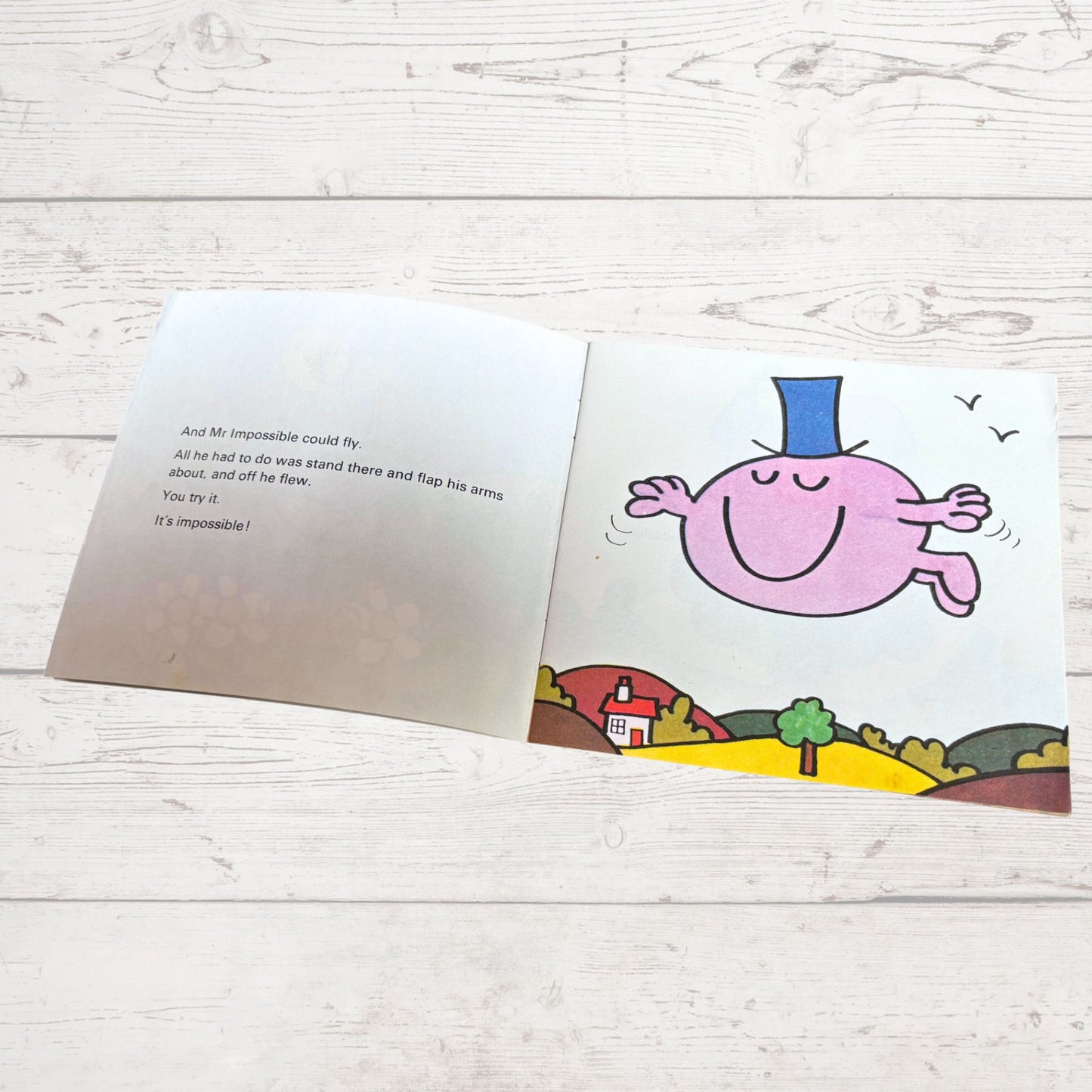 Mr. Impossible by Roger Hargreaves. Original 1970s The Mr Men series. 1976   edition.Great gift idea