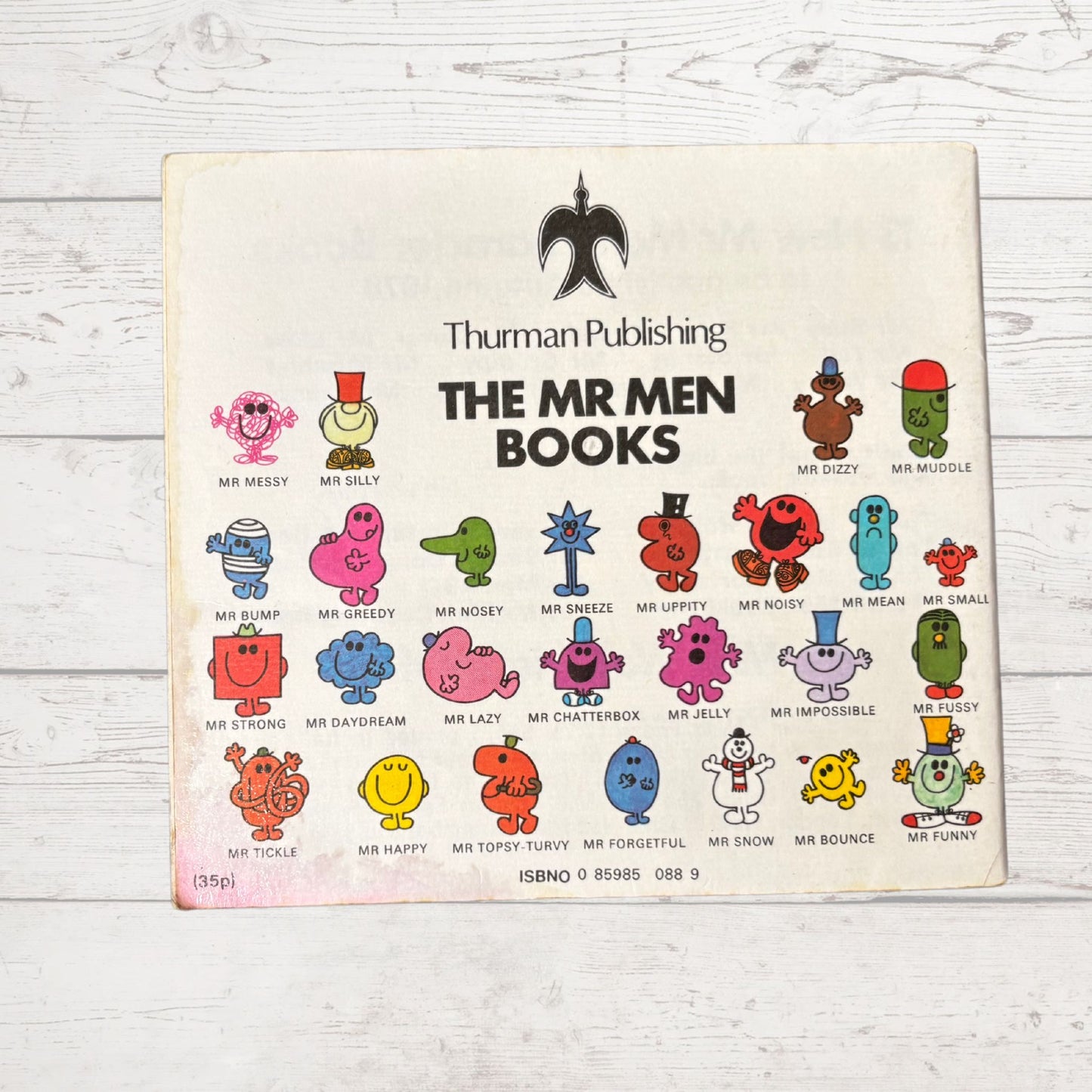 Mr. Small by Roger Hargreaves. Original 1970s The Mr Men series. 1972 edition. Great gift idea