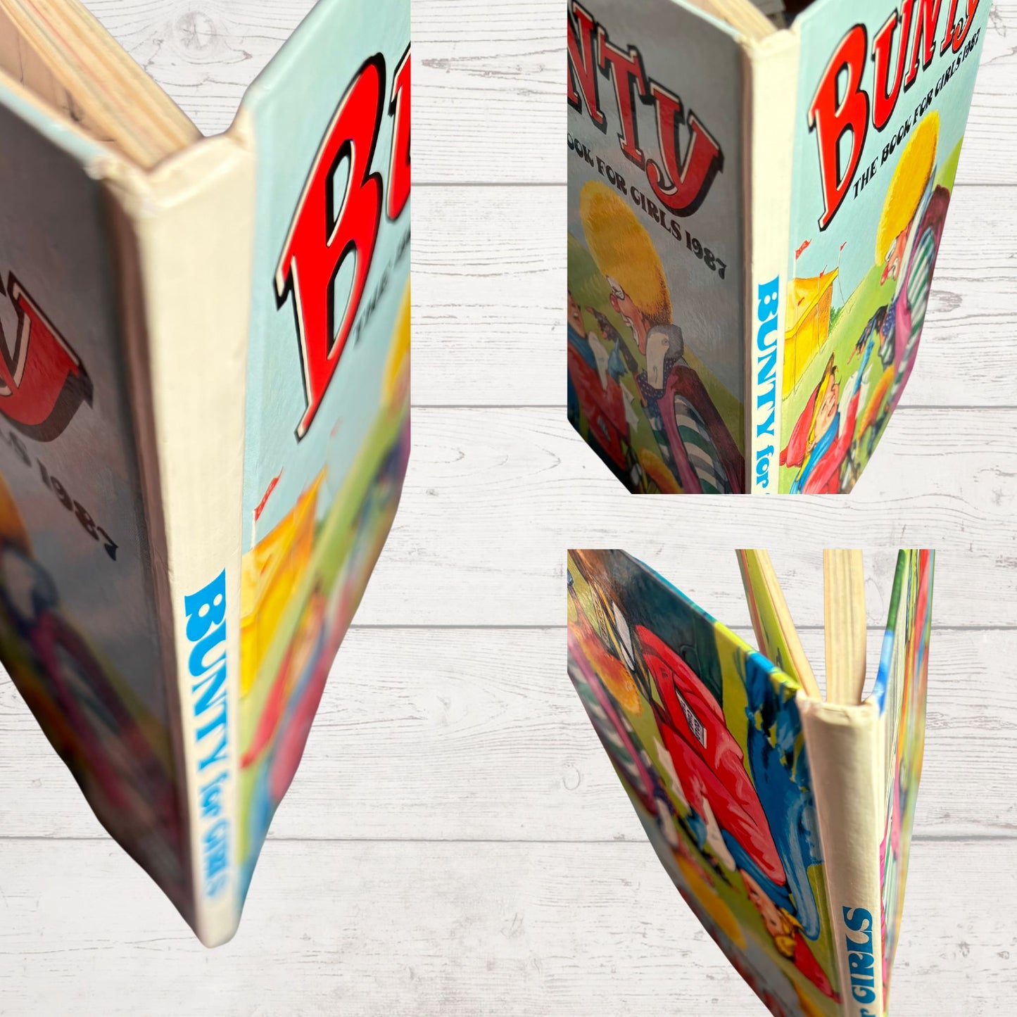 Vintage Bunty For Girls Annual 1987,  full of fiction, activities, cute animals and fun. Great gift idea