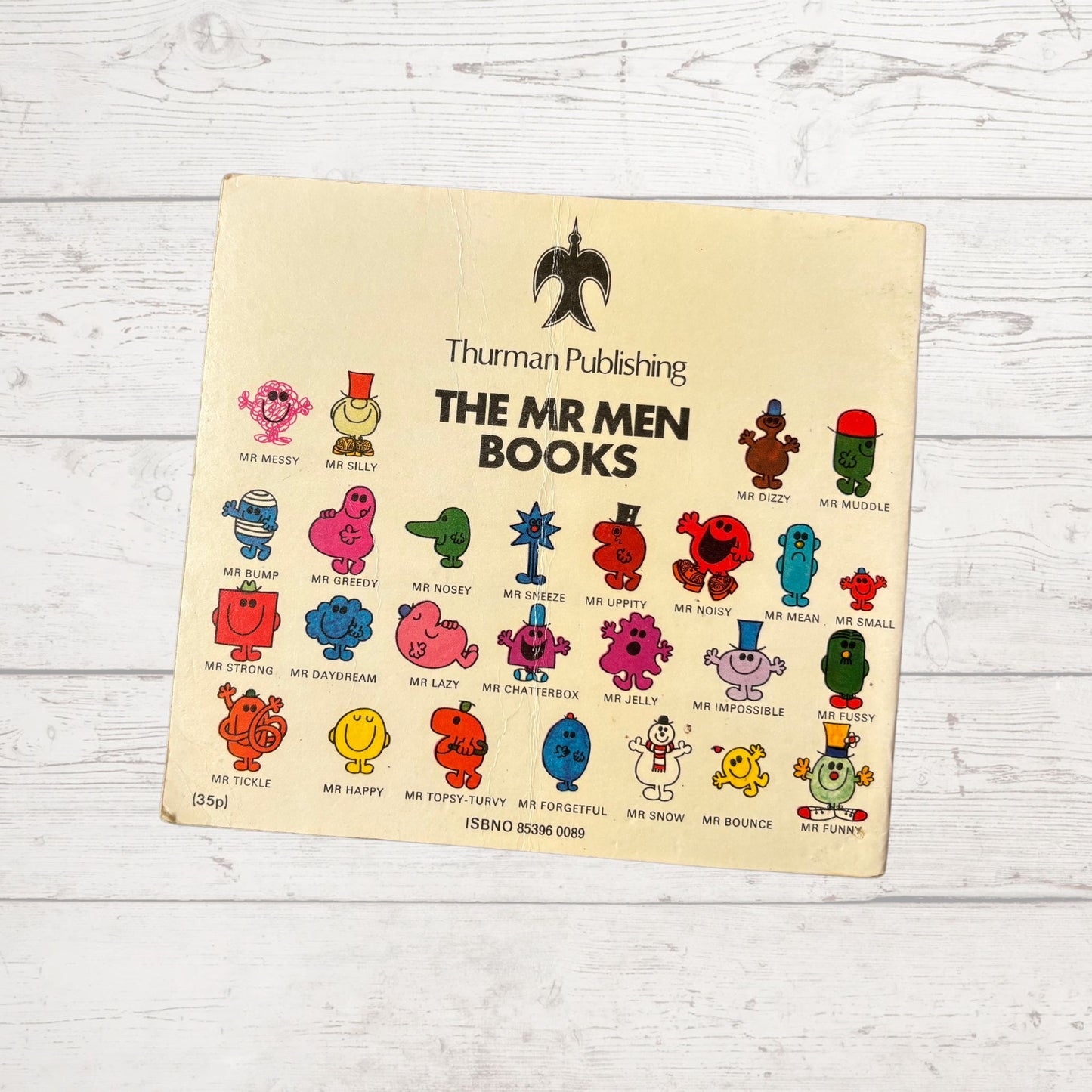 Mr. Snow by Roger Hargreaves. Original 1970s The Mr Men series. 1971 edition. Great gift idea