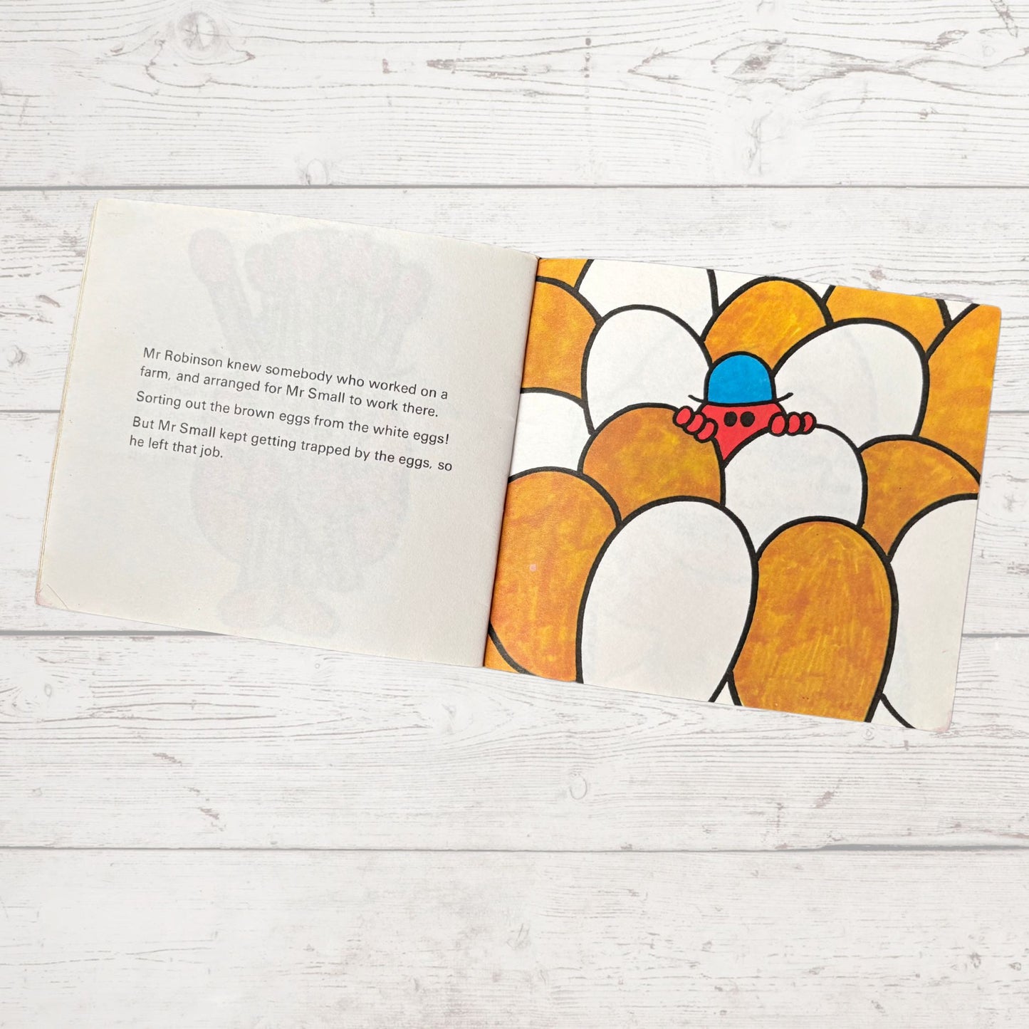 Mr. Small by Roger Hargreaves. Original 1970s The Mr Men series. 1972 edition. Great gift idea