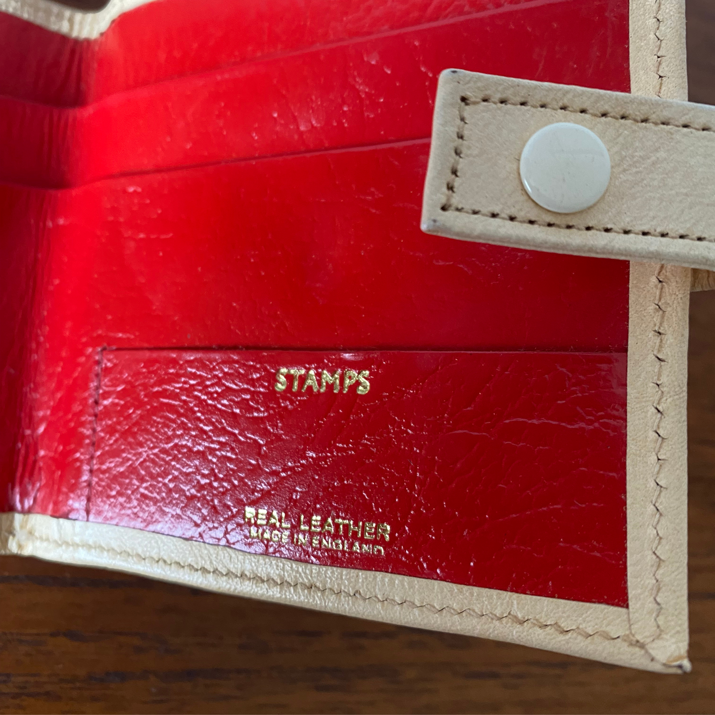 Made in England leather wallet