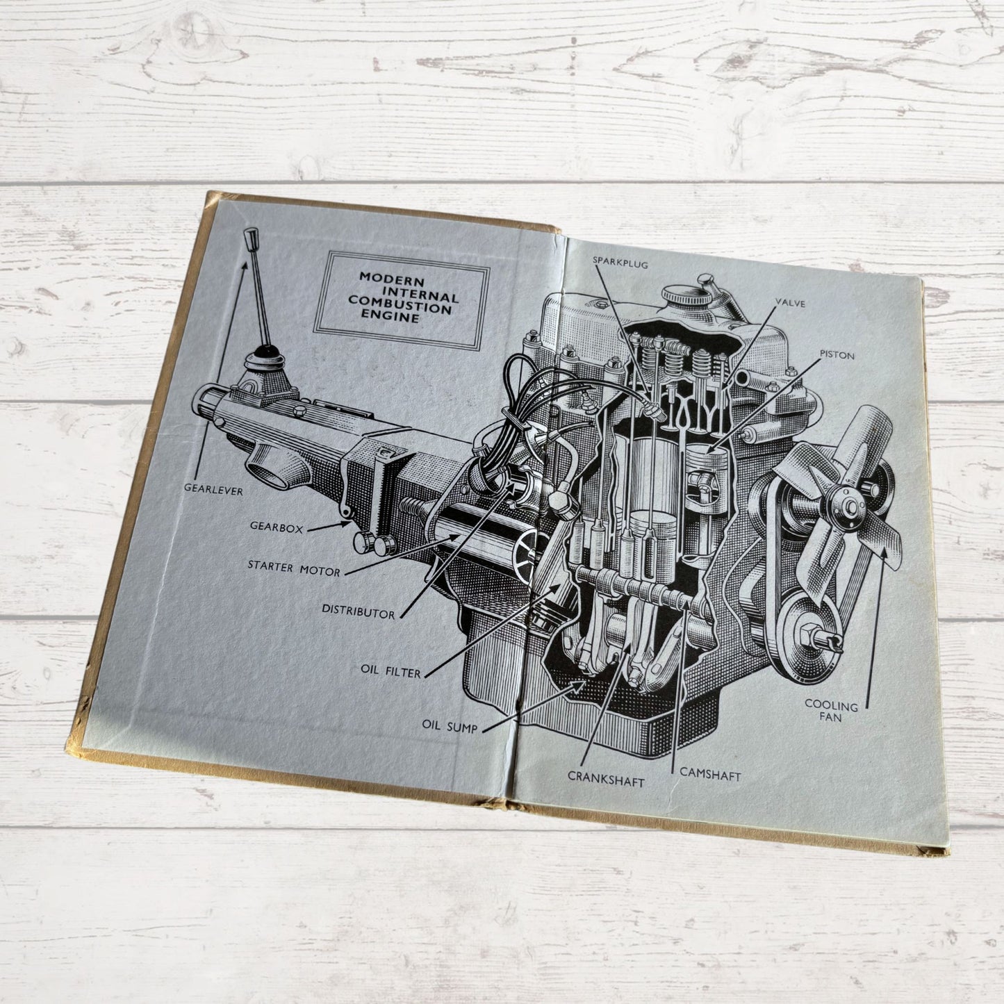 Vintage 1960s ladybird book, The Story of the Motor Car. Series 601