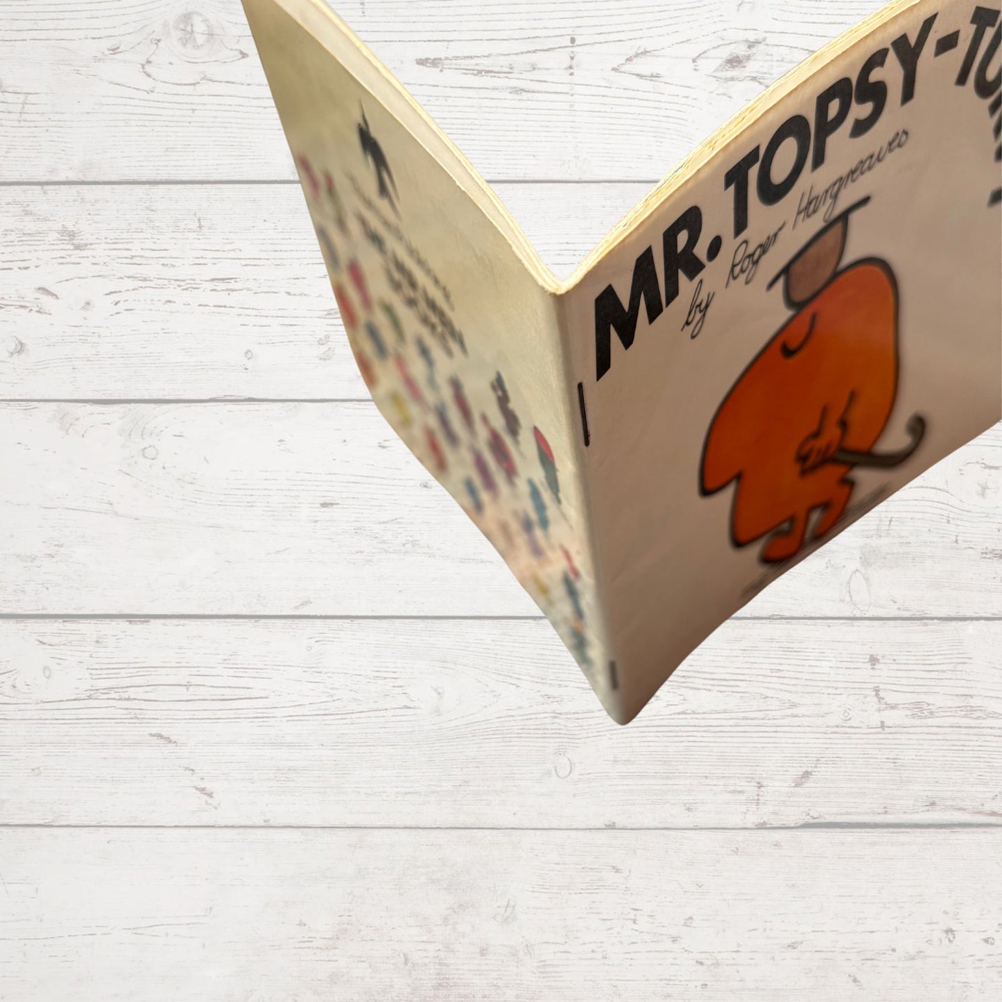Mr. Topsy - Turvy by Roger Hargreaves. Original 1970s The Mr Men series. 1972 edition. Great gift idea