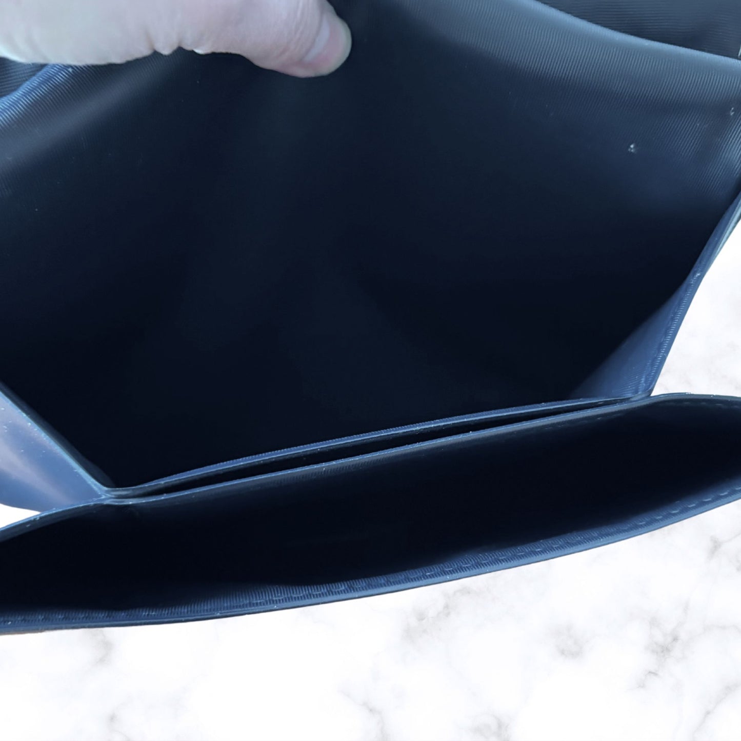 60s Navy Blue Mod Style Vintage St. Michael Shoulder Bag