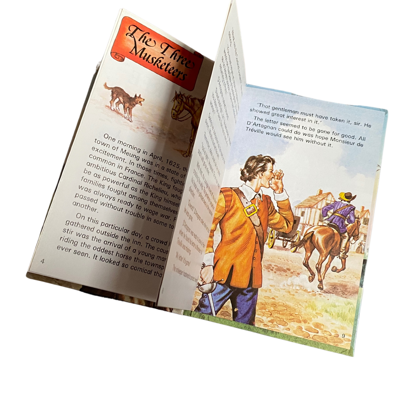 The Three Musketeers: Vintage Ladybird book Children’s Classics. Series 740. Nostalgic gift idea