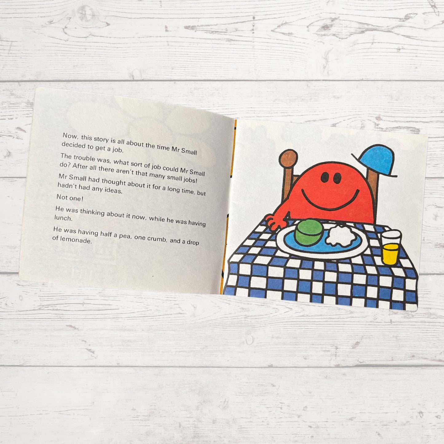 Mr. Small by Roger Hargreaves. Original 1970s The Mr Men series. 1972 edition. Great gift idea