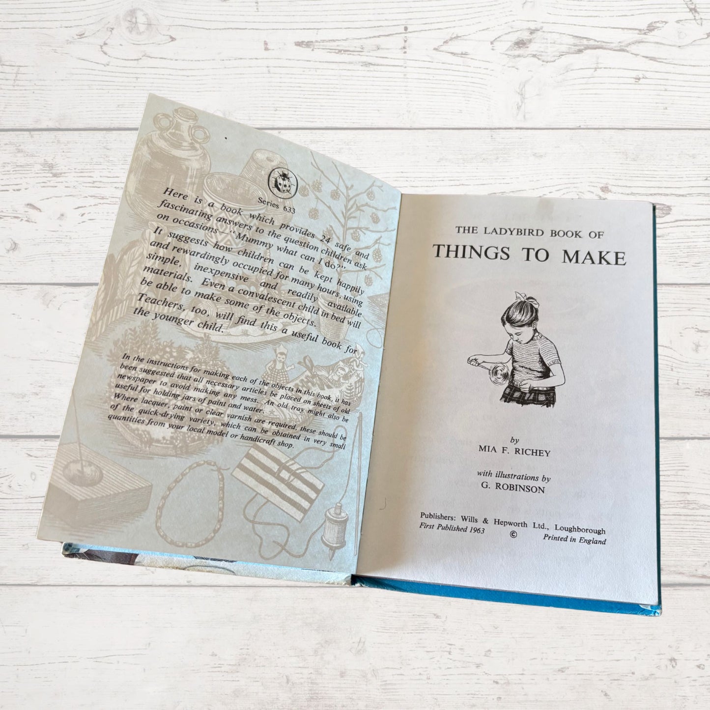 The Ladybird Book of Things to Make. Vintage 1970s Ladybird Book. Series 633. Great Gift Idea