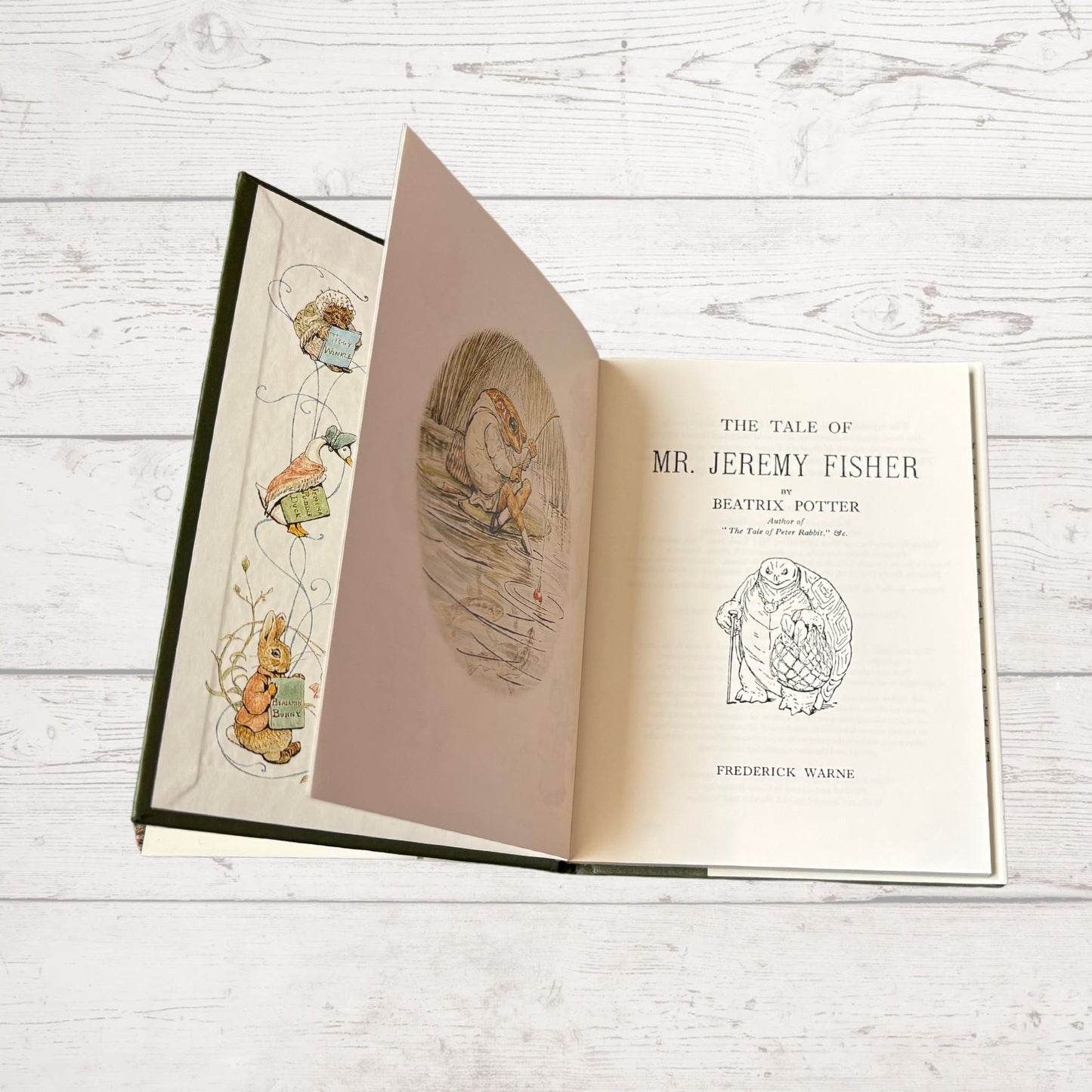 The Tale of Mr Jeremy Fisher . Vintage Beatrix Potter Book. 1989 edition. Great Gift Idea
