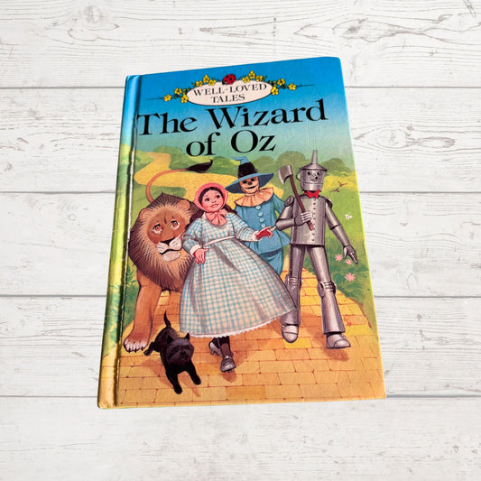 The Wizard of Oz : 80s Vintage Ladybird Book. Well Loved Tales Series 606D - Nostalgic gift idea
