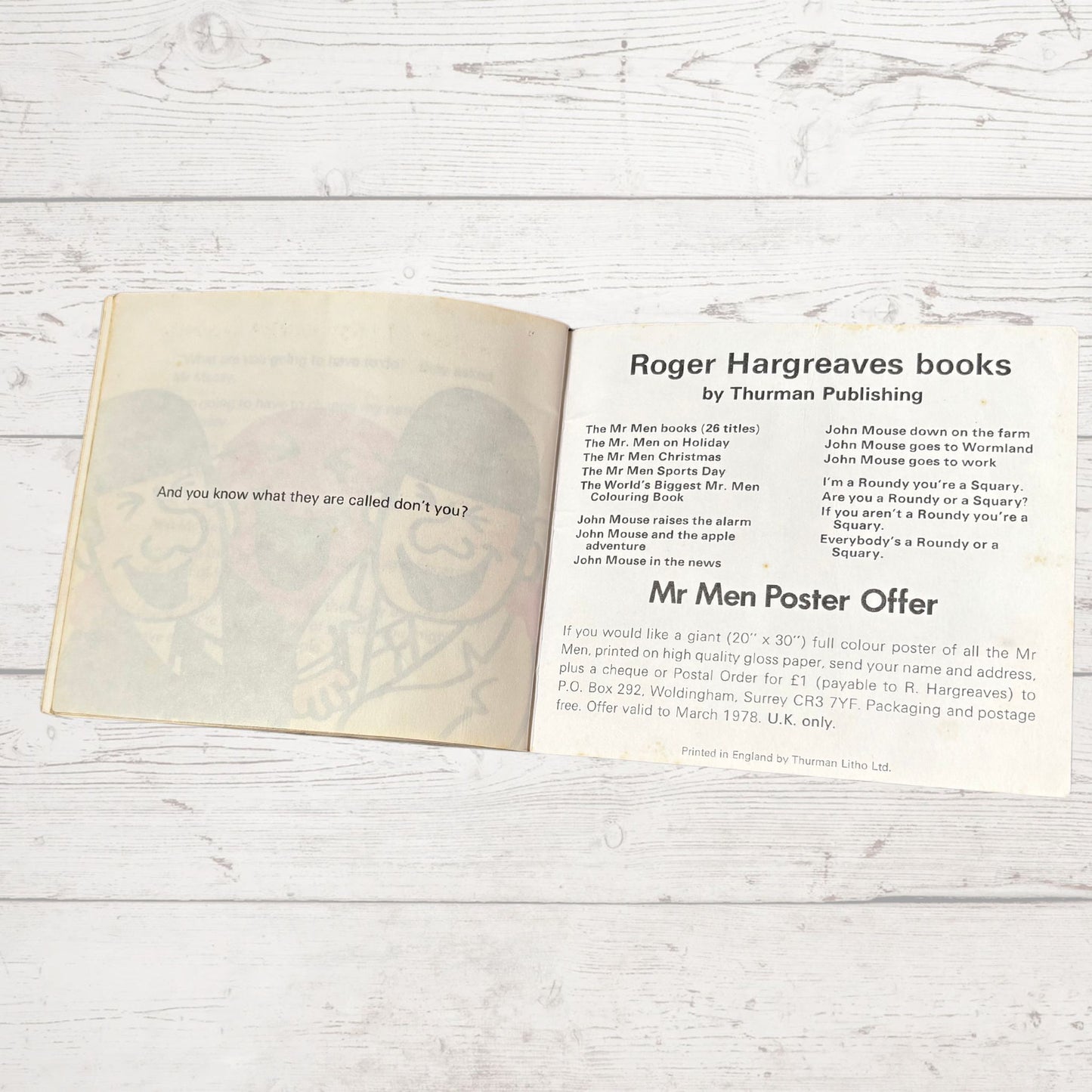 Mr. Messy by Roger Hargreaves. Original 1970s The Mr Men series. 1972 edition. Great gift idea