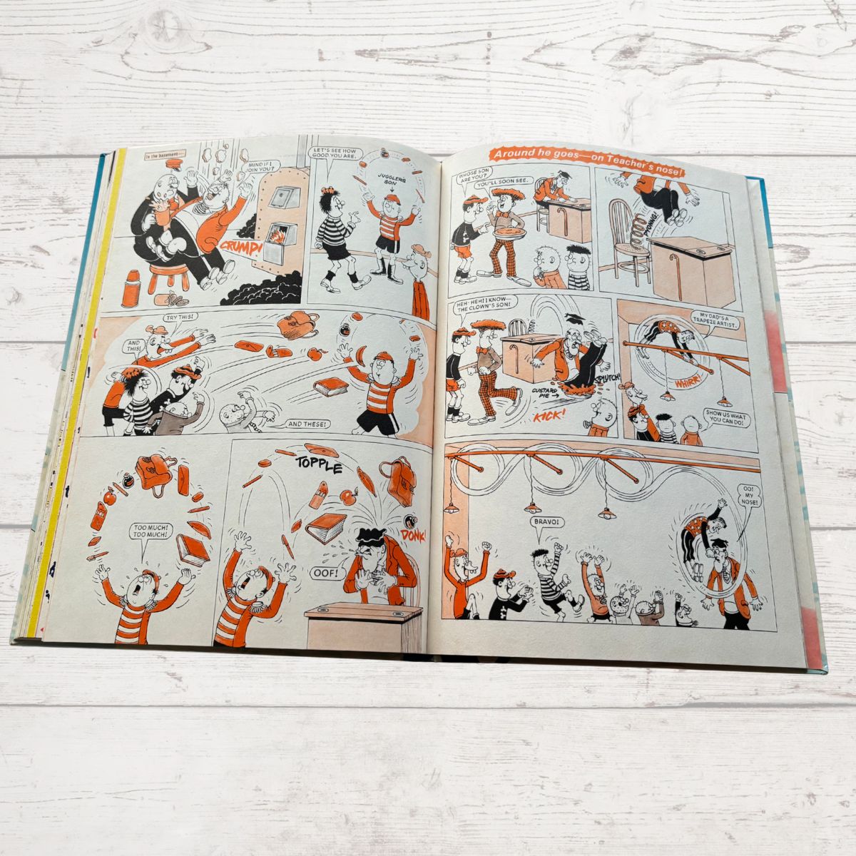 Vintage Beano Book 1984. Comic Strip Annual for Nostalgic Reading & Collecting. Great Gift Idea