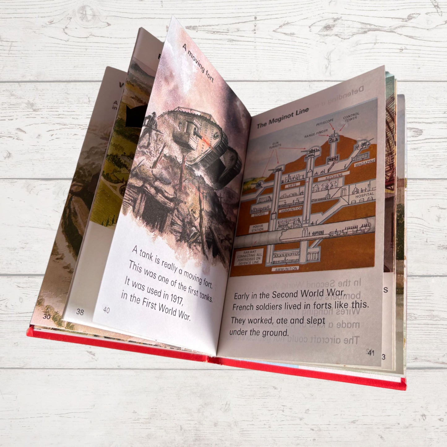 Vintage 1980s children’s book, Castles. A Ladybird Leader reading book. Series 737