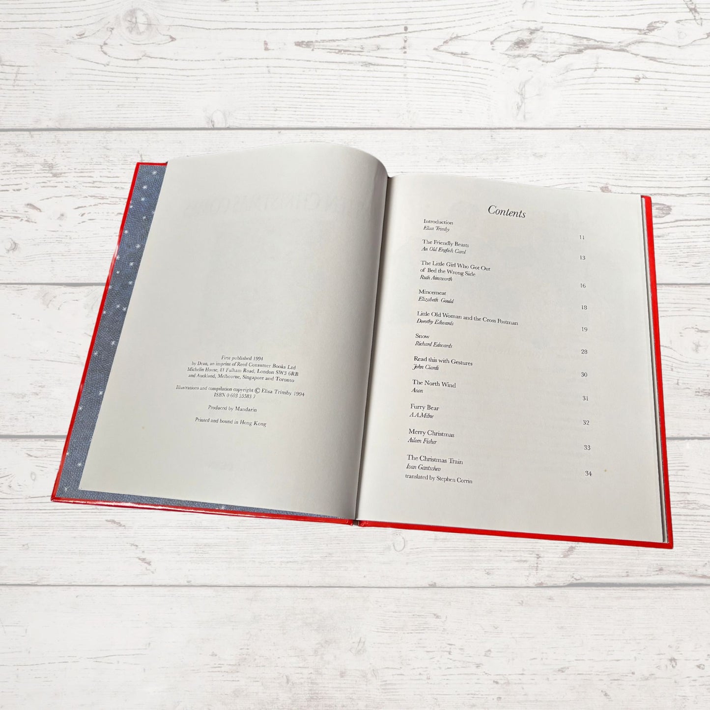 Vintage Children’s Christmas Book: When Christmas Comes, An Anthology of Stories and Poems by Elisa Trimby