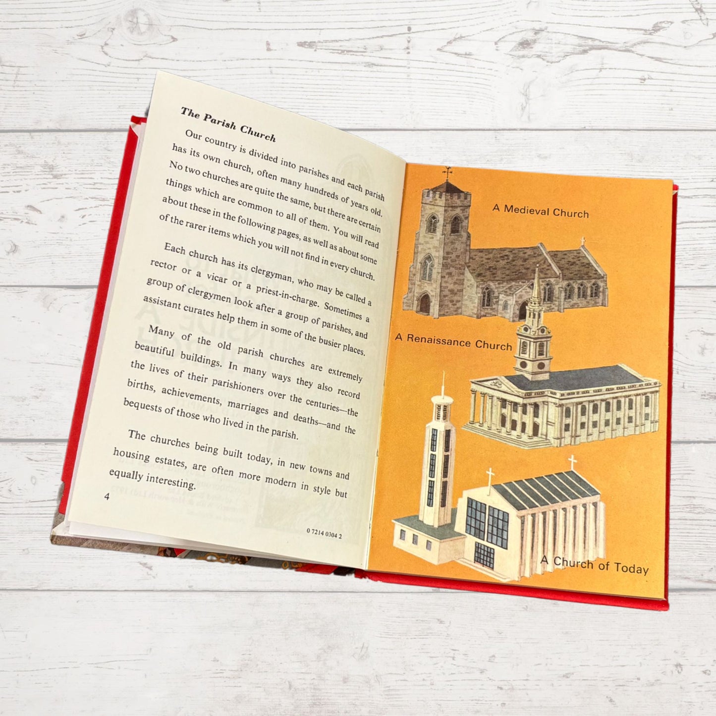 Vintage 1970s ladybird book: What to Look for Inside a Church. Series 649