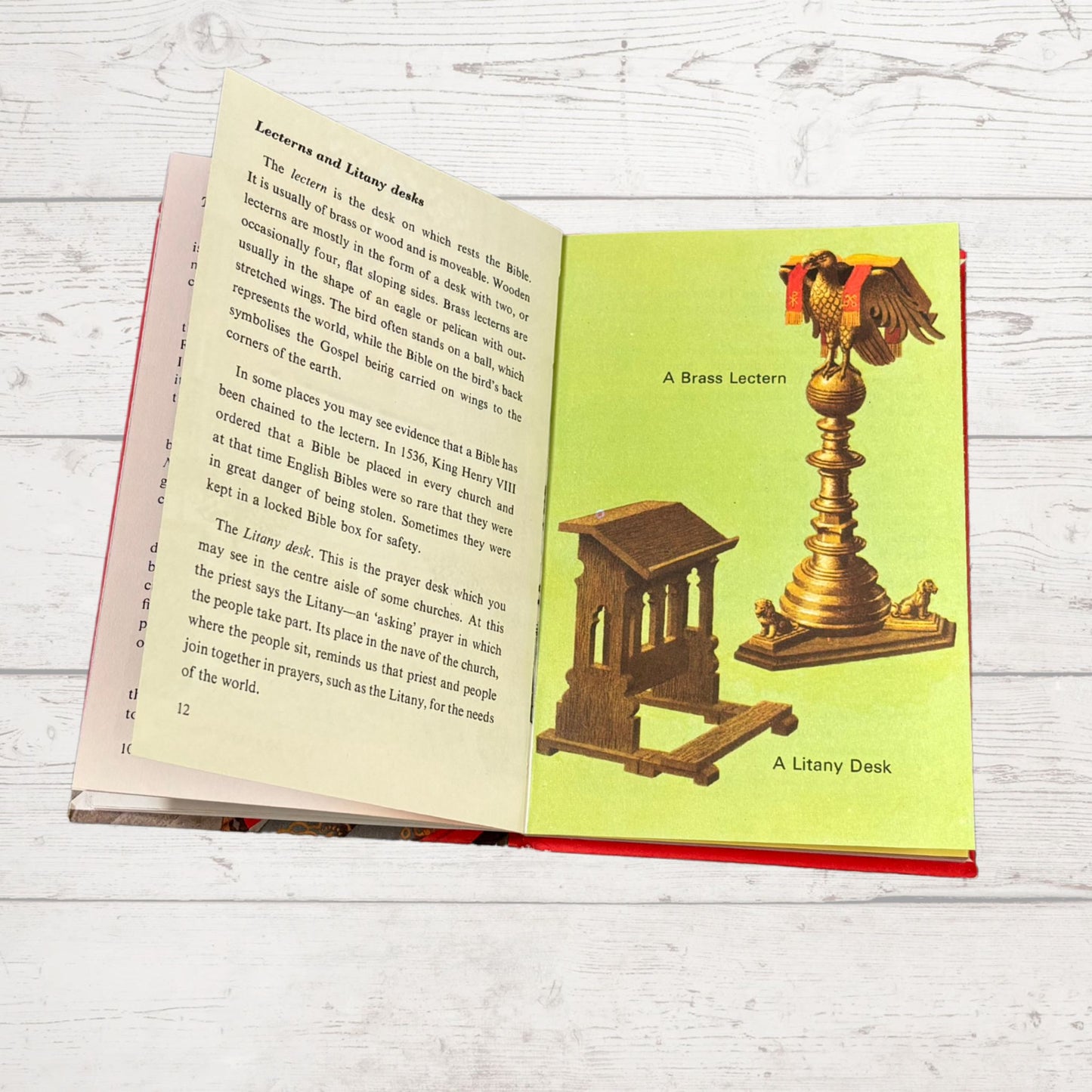 Vintage 1970s ladybird book: What to Look for Inside a Church. Series 649