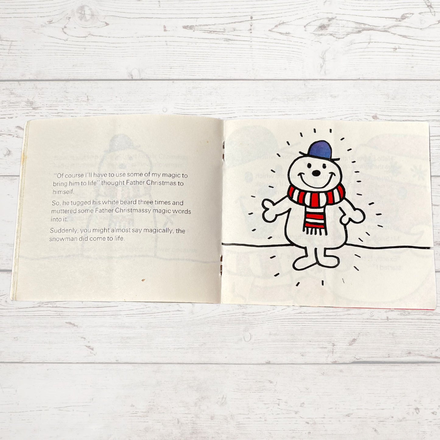 Mr. Snow by Roger Hargreaves. Original 1970s The Mr Men series. 1971 edition. Great gift idea