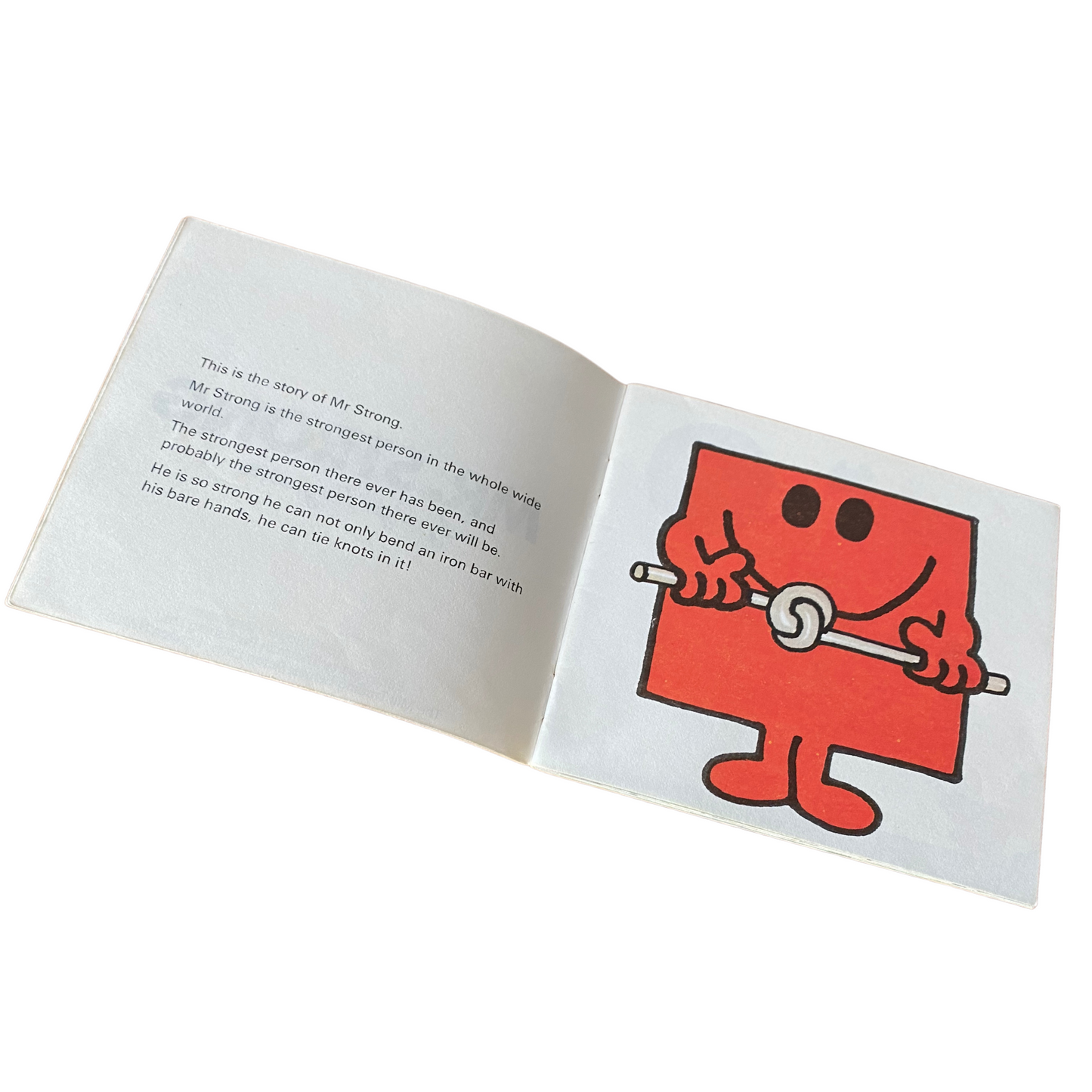 Collectible Mr Strong book - Original 1970s Roger Hargreaves Edition