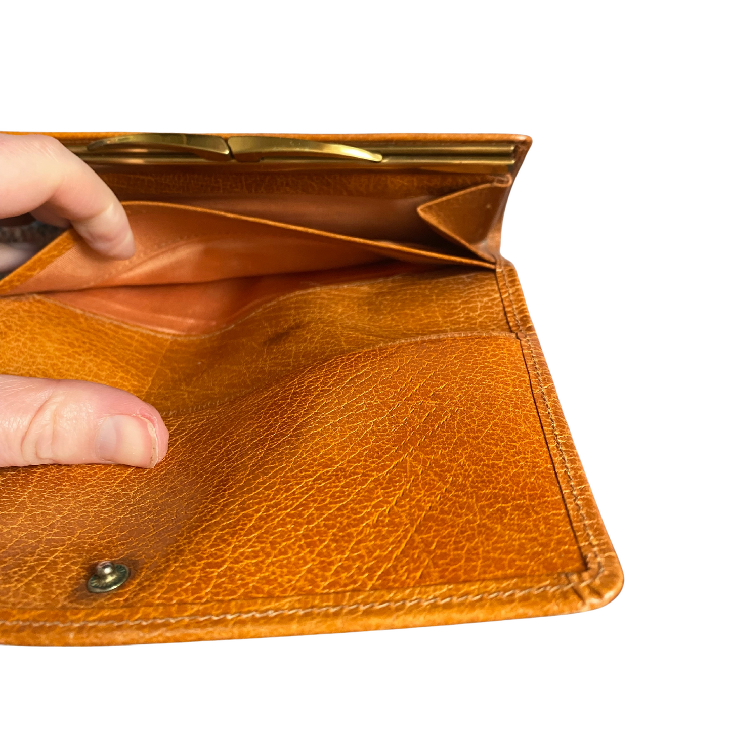 Genuine leather purse /wallet with multiple pockets for cash and cards