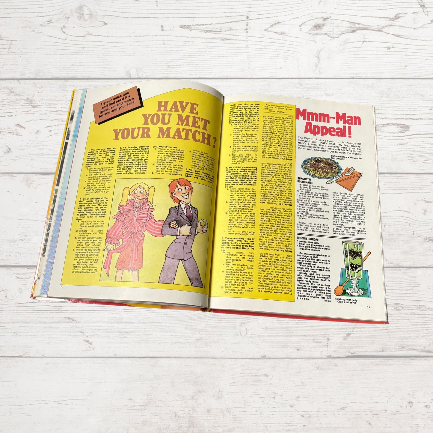 Vintage Blue Jeans Annual 1981, full of fiction, fashion, fun and nostalgia. Great gift idea