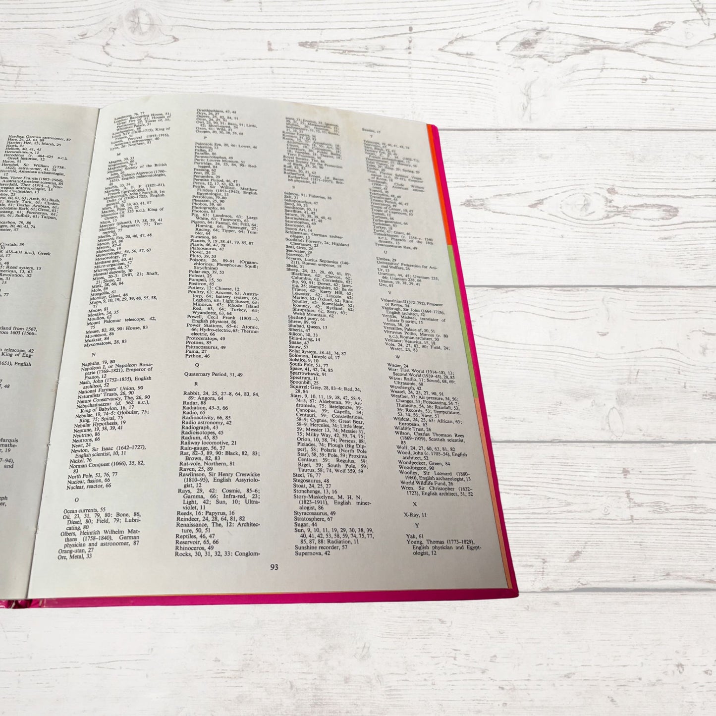 Vintage 1970s Children's Book: Our World  - Beautifully Illustrated Colourful Hardback Encyclopaedia