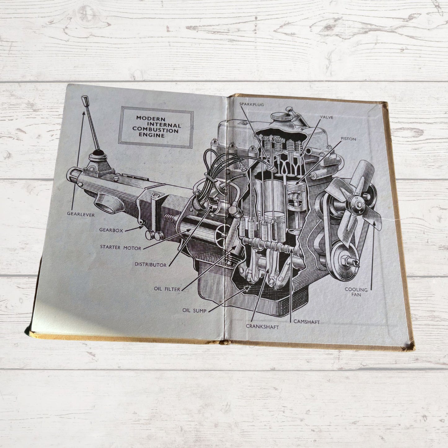 Vintage 1960s ladybird book, The Story of the Motor Car. Series 601