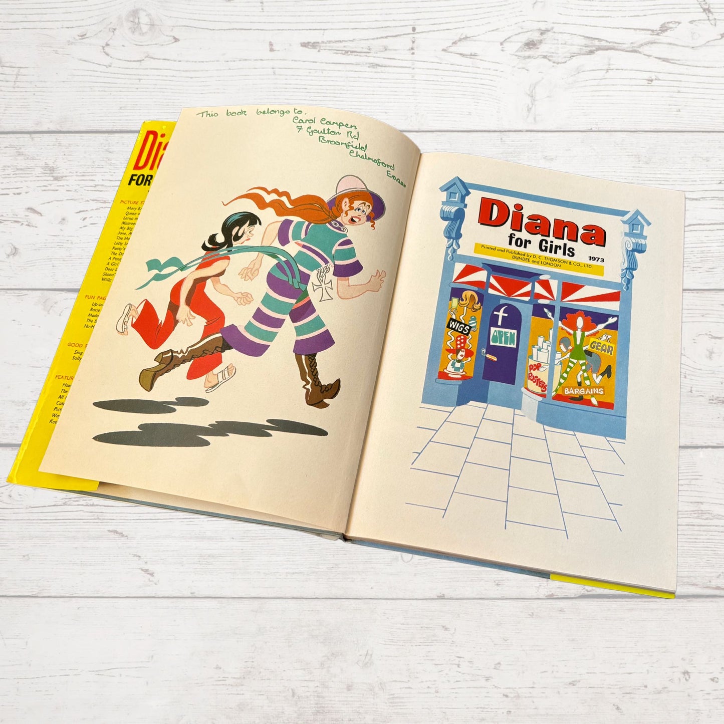 Vintage Diana Annual 1973, full of fiction, fashion, fun and nostalgia. Great gift idea