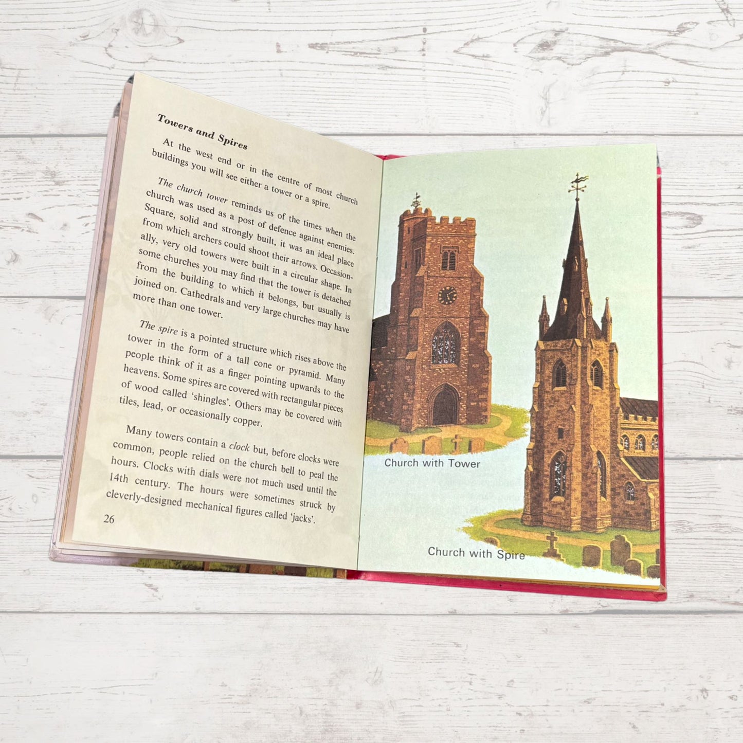 Vintage 1970s ladybird book: What to Look for Outside a Church. Series 649