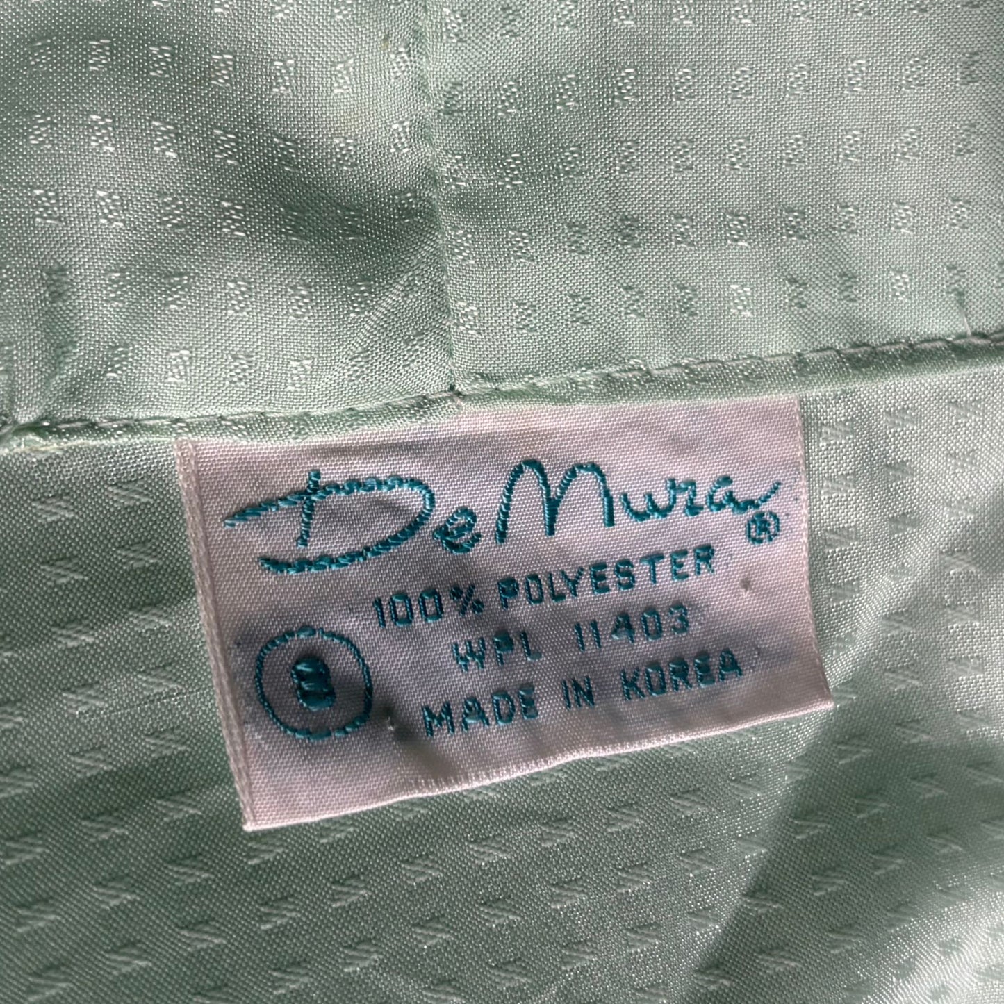 Pale Green Silky 80s Vintage Secretary Blouse with Tie Detail. Approx UK size 8-10