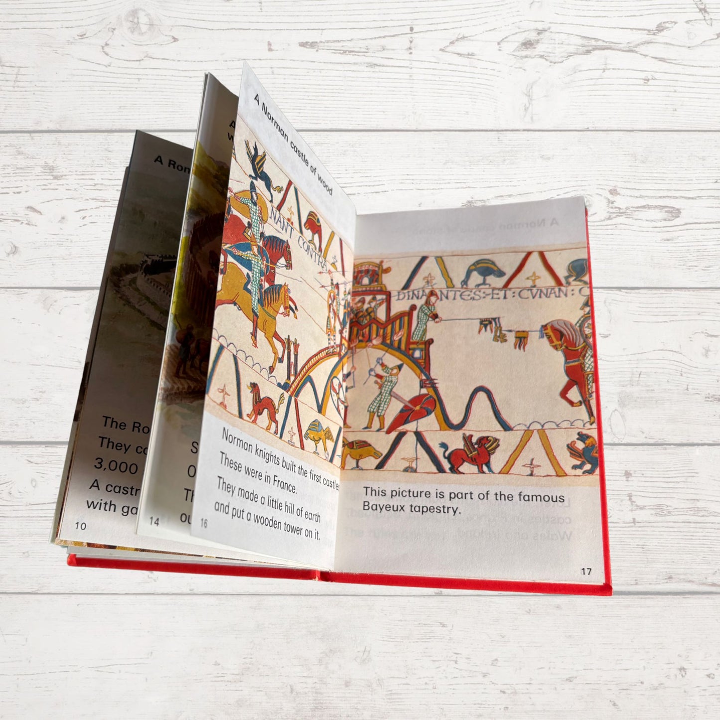 Vintage 1980s children’s book, Castles. A Ladybird Leader reading book. Series 737