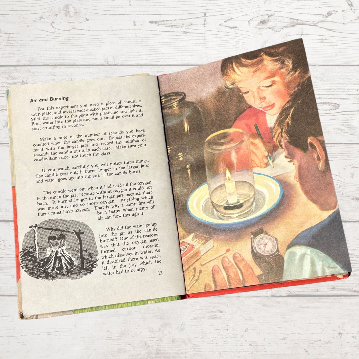 Vintage 1970s ladybird book, Junior Science Book: Air, Wind and Flight. Series 621