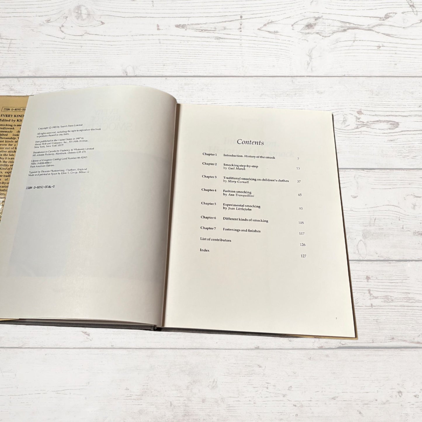 Every Kind of Smocking  - A 1980s Sewing Book edited by Kit Pyman