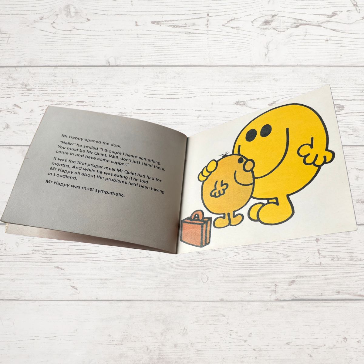 Mr. Quiet by Roger Hargreaves. Original 1970s The Mr Men series. 1978 edition.Great gift idea