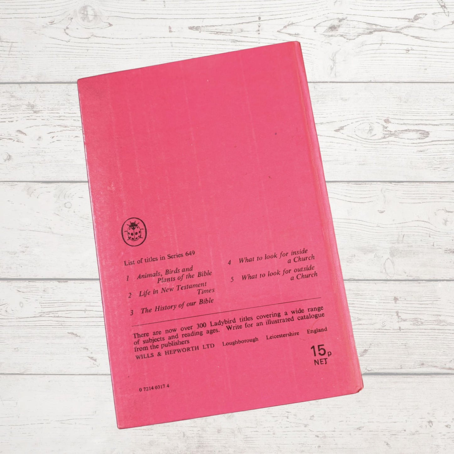 Vintage 1970s ladybird book: What to Look for Outside a Church. Series 649