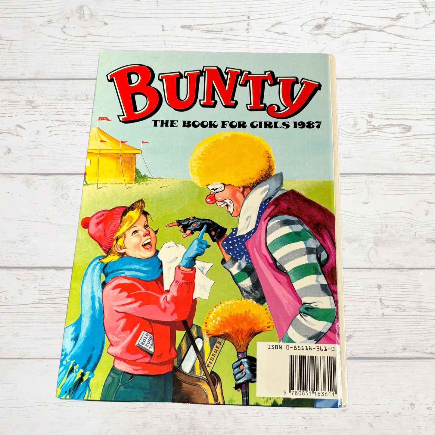 Vintage Bunty For Girls Annual 1987,  full of fiction, activities, cute animals and fun. Great gift idea