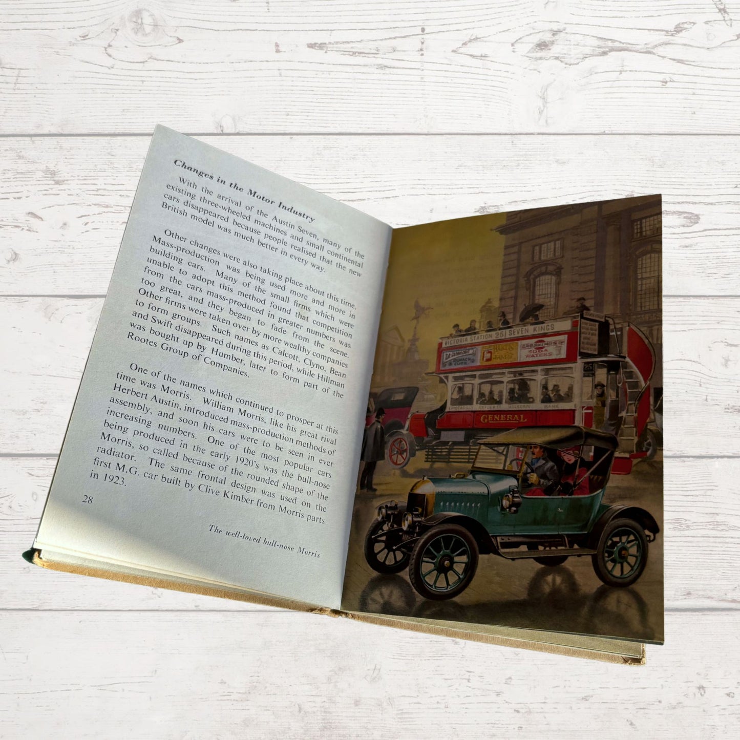 Vintage 1960s ladybird book, The Story of the Motor Car. Series 601