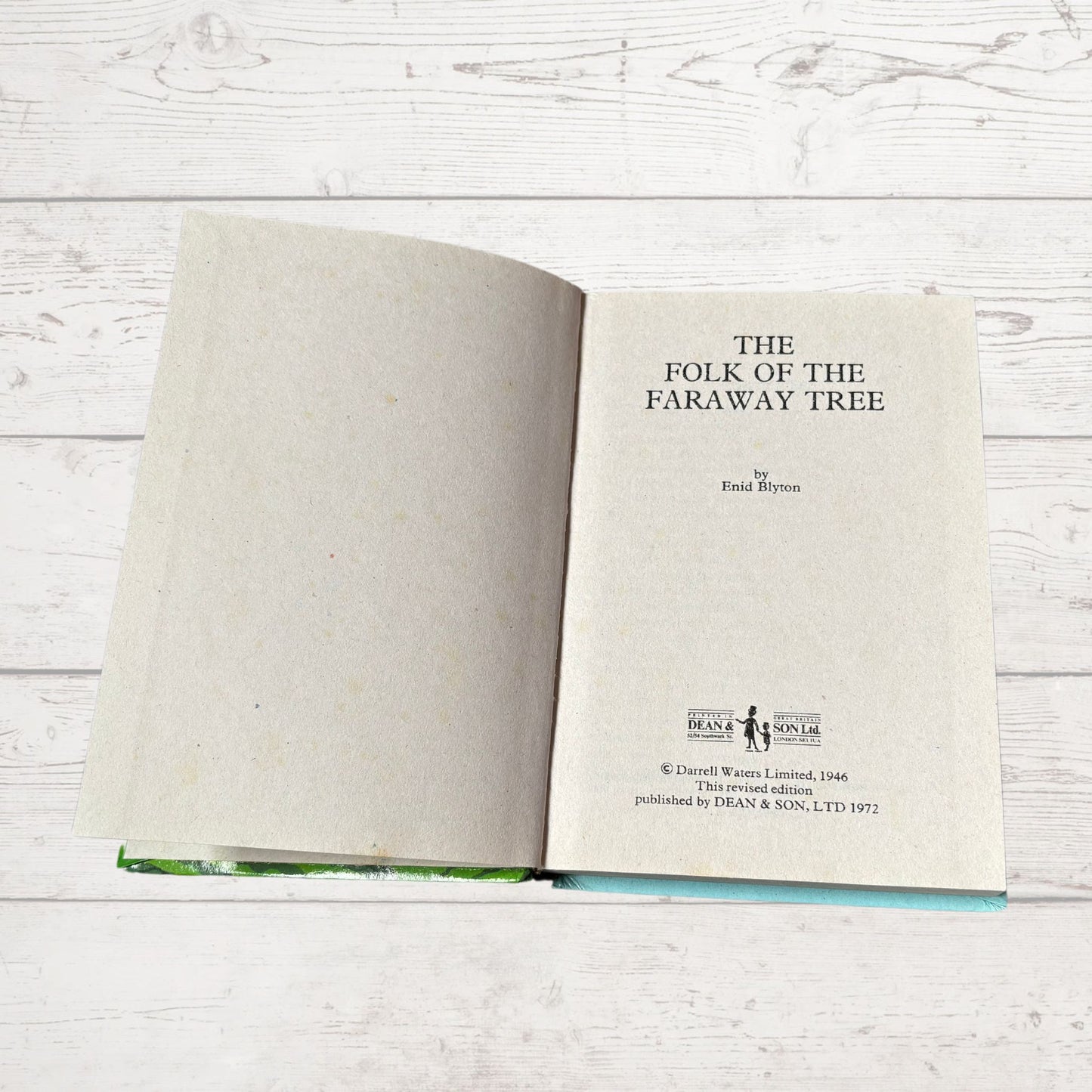 Vintage 1970s Dean & son Hardback Book by Enid Blyton - The Folk of the Faraway Tree.  Great nostalgic/ children’s gift idea