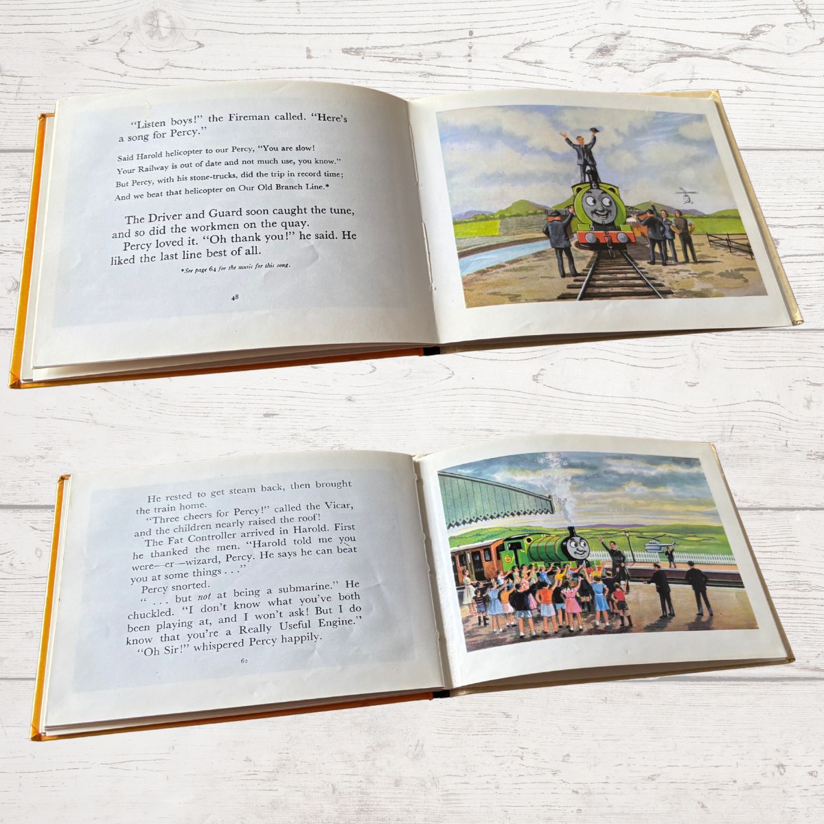 Percy The Small Engine – 1980s Vintage Hardback by Rev. W. Awdry (Thomas the Tank Engine Railway Series)