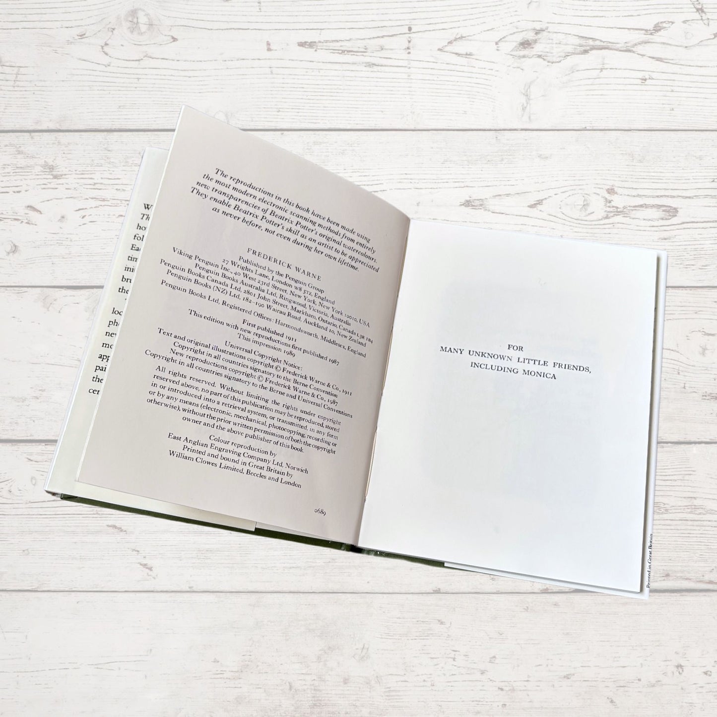 The Tale of Timmy Tiptoes. Vintage Beatrix Potter Book. 1989 edition. Great Gift Idea