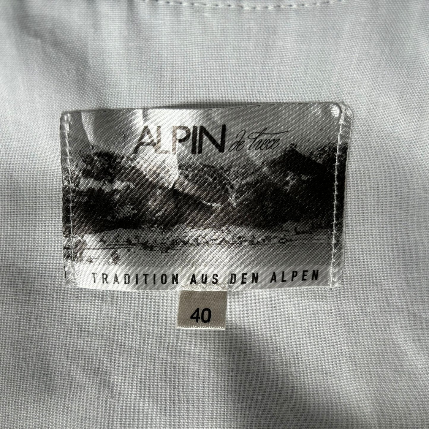 Vintage Blue and Green Shimmery Dirndl Dress with Lace-Up Bodice. Approx UK size 14