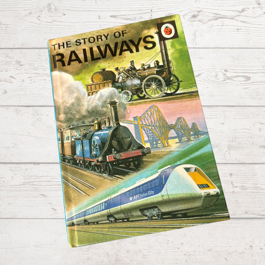 Vintage 1980s Ladybird book. The Story of Railways. Series 601. Great Gift Idea
