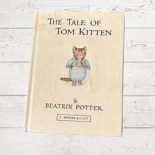 The Tale of Tom Kitten. Vintage Beatrix Potter book. 1978 edition