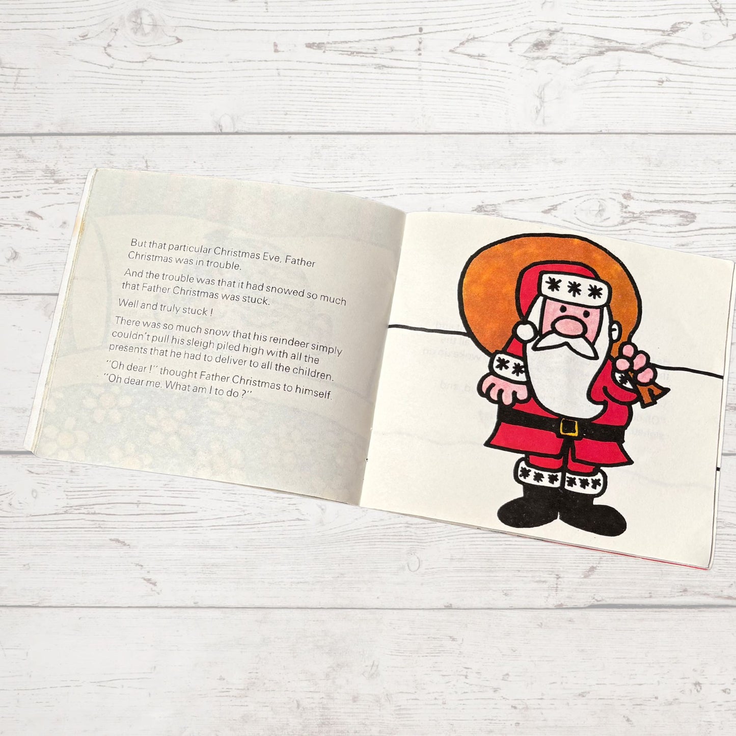 Mr. Snow by Roger Hargreaves. Original 1970s The Mr Men series. 1971 edition. Great gift idea