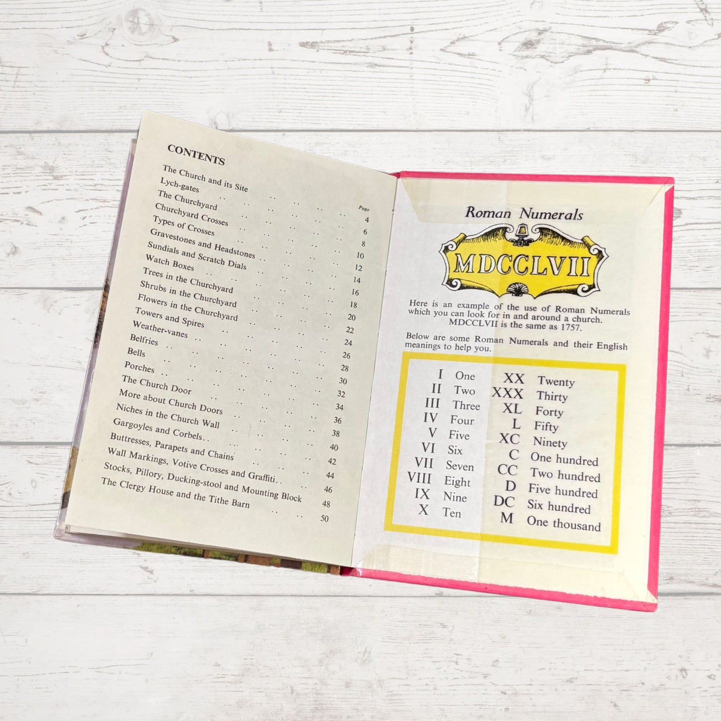 Vintage 1970s ladybird book: What to Look for Outside a Church. Series 649