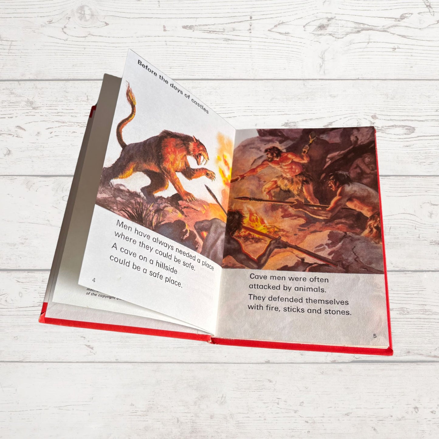 Vintage 1980s children’s book, Castles. A Ladybird Leader reading book. Series 737