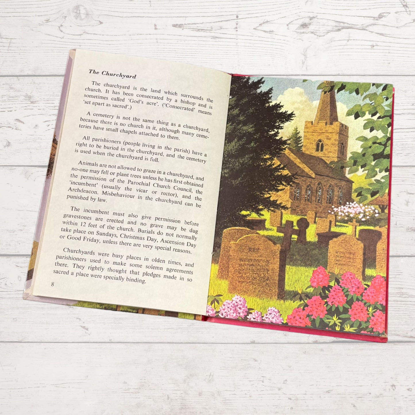 Vintage 1970s ladybird book: What to Look for Outside a Church. Series 649