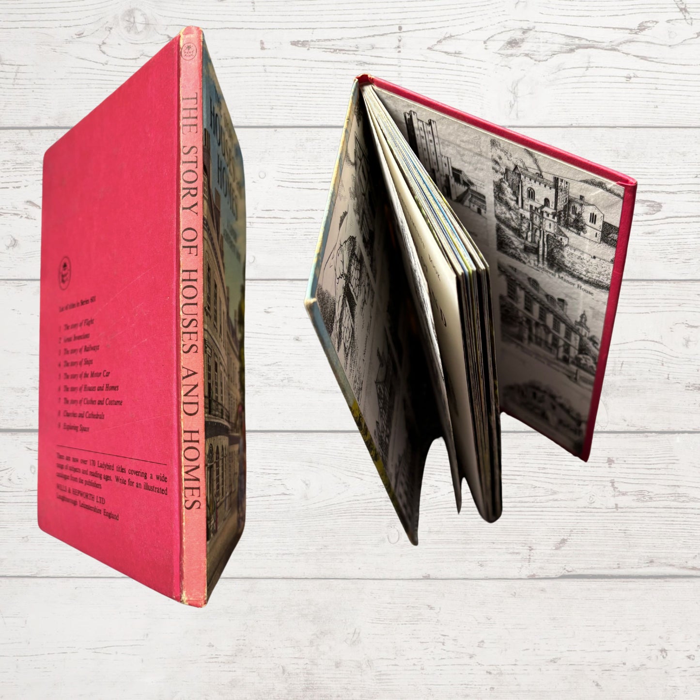 Vintage 1970s Ladybird Achievement’s Book. The Story of Houses and Homes. Series 601. Great Gift Idea