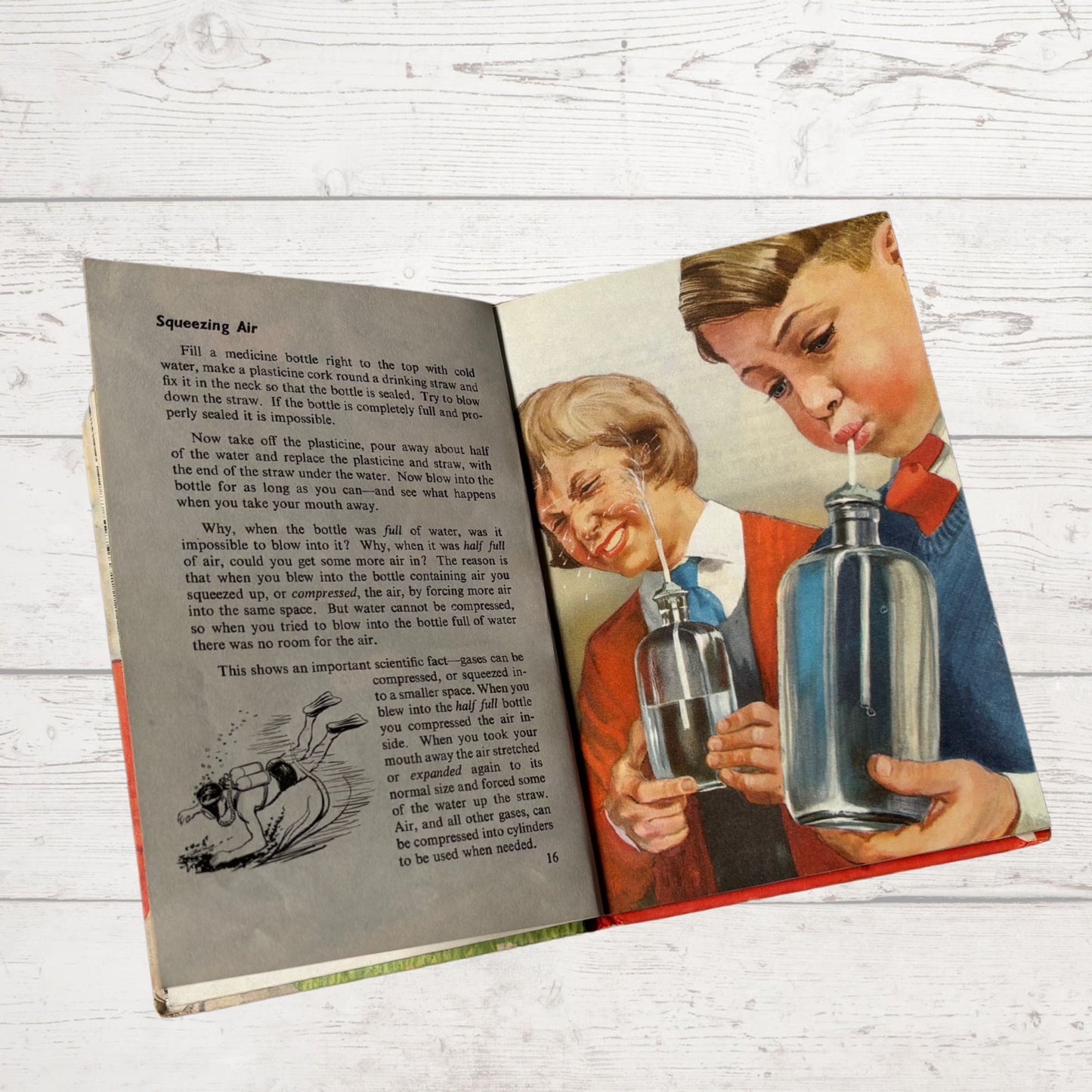 Vintage 1970s ladybird book, Junior Science Book: Air, Wind and Flight. Series 621