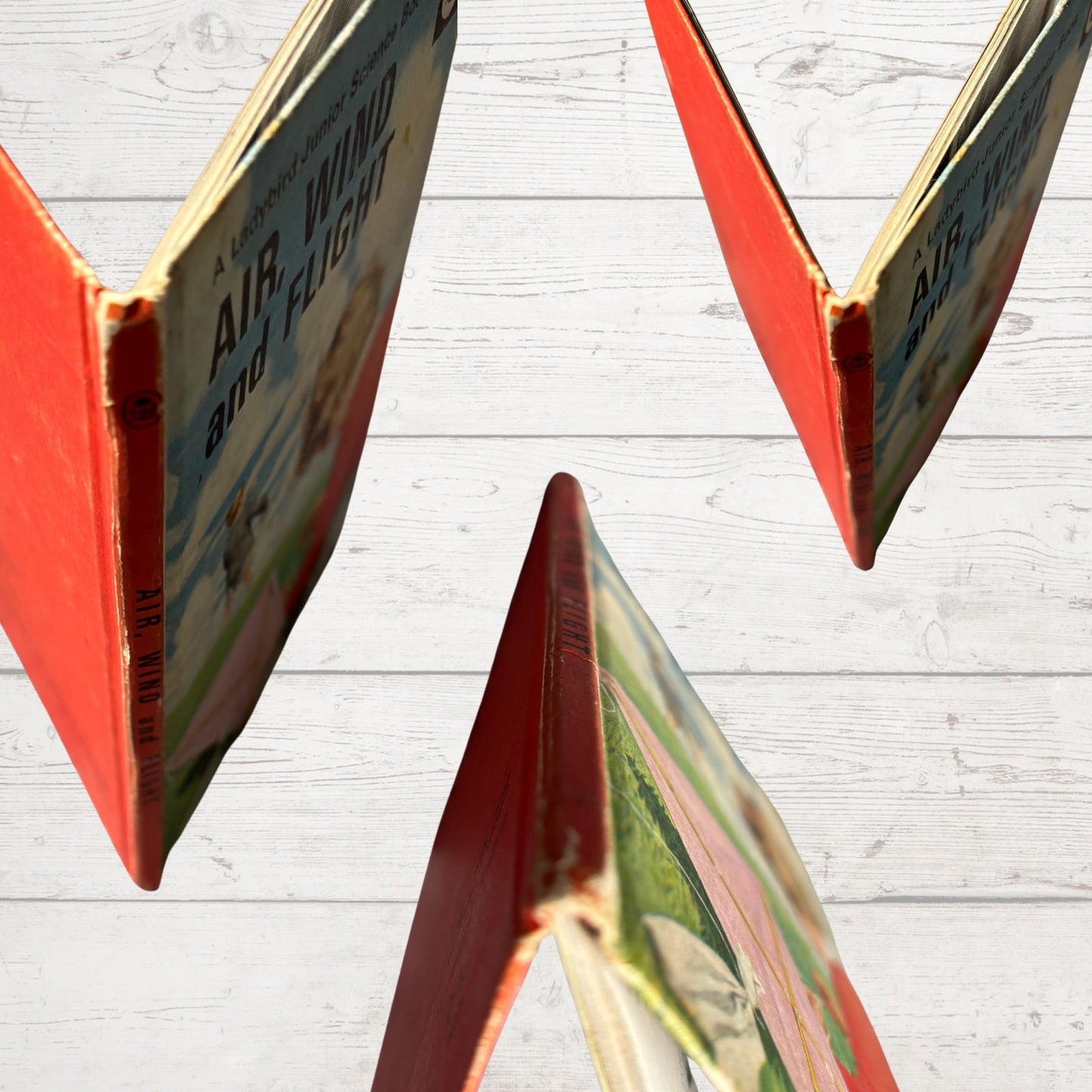 Vintage 1970s ladybird book, Junior Science Book: Air, Wind and Flight. Series 621